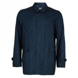 Burberry Men's Printed Silk Car Coat L