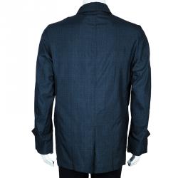 Burberry Men's Printed Silk Car Coat L