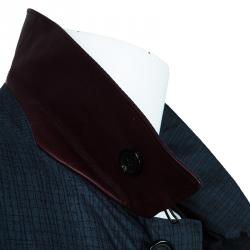Burberry Men's Printed Silk Car Coat L