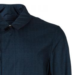 Burberry Men's Printed Silk Car Coat L