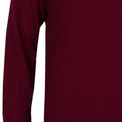 Pre Owned Burberry Crimson Cashmere Crewneck Sweater L