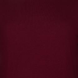 Pre Owned Burberry Crimson Cashmere Crewneck Sweater L