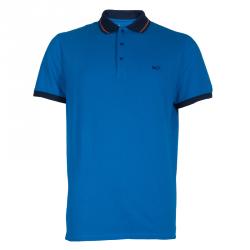 Pre Owned Burberry Blue Polo Shirt XXL 