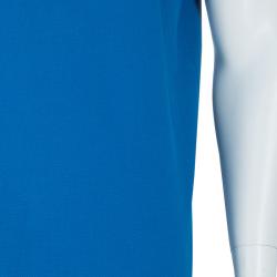 Pre Owned Burberry Blue Polo Shirt XXL 