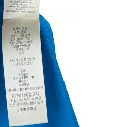 Pre Owned Burberry Blue Polo Shirt XXL 