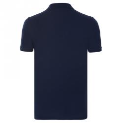 Pre Owned Burberry Brit Navy Blue Short Sleeve Polo Shirt XL