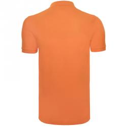 Pre Owned تي شيرت بولو بربري بريت بأكمام قصيرة برتقالي L