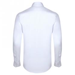 Pre Owned Burberry Brit White Novacheck Detail Cotton Shirt M
