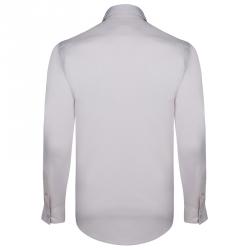 Pre Owned قميص بربري بريت قطن تفاصيل نوفاشيك بيج فاتح M