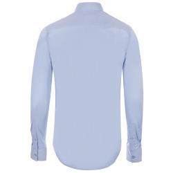 Pre Owned Burberry Brit Light Blue Novacheck Detail Cotton Shirt XL