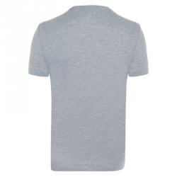 Pre Owned Burberry Brit Grey Crew Neck Cotton Tshirt M