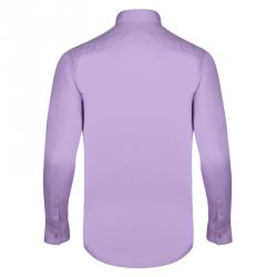 Pre Owned Burberry Brit Lilac Novacheck Detail Cotton Shirt M
