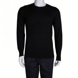 Burberry Brit Black Novacheck Patch Detail Sweater M