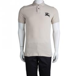 مملوكة مسبقًا Burberry Brit Beige Polo T- Shirt S