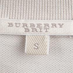 مملوكة مسبقًا Burberry Brit Beige Polo T- Shirt S