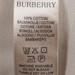 مملوكة مسبقًا Burberry Brit Beige Polo T- Shirt S