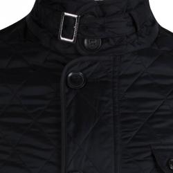 Burberry Black Diamond Quilted Jacket M