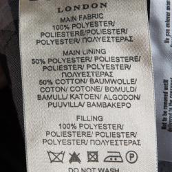 Burberry Black Diamond Quilted Jacket M