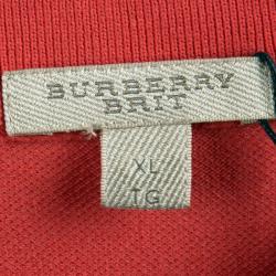 Pre Owned Burberry Brit Red Polo T-Shirt XL