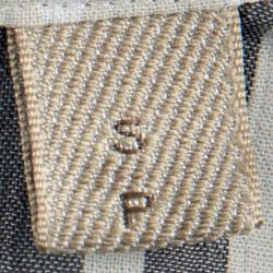 Burberry Beige Checked CottonLong Sleeve Button Front Shirt S