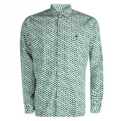 Burberry Printed Long Sleeve Button Front Ancell Shirt XXL