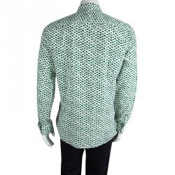 Burberry Printed Long Sleeve Button Front Ancell Shirt XXL