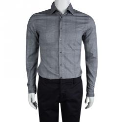 Pre Owned Burberry London Monochrome Checked Cotton Southbrook Shirt S