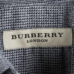 Pre Owned Burberry London Monochrome Checked Cotton Southbrook Shirt S