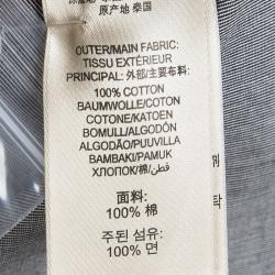 Burberry Brit Grey Cotton Long Sleeve Button Front Shirt S