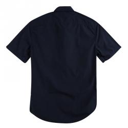 مملوكة مسبقًا قميص بربري بريت كيرسون أكمام قصيرة قطن أزرق كحلي S