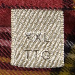 مملوكة مسبقًا Burberry Red Checked Cotton Long Sleeve Nelton Shirt XXL