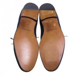 Burberry Navy Blue Suede Bexton Desert Boots Size 42