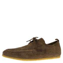 Burberry Prorsum Brown Suede Tobias Loafers Size 43