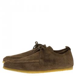 Burberry Prorsum Brown Suede Tobias Loafers Size 43