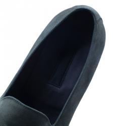 Burberry Prorsum Green Suede Lewis Tassel Loafers Size 43