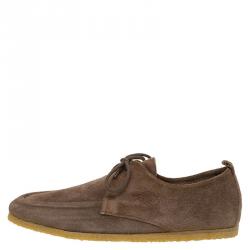 Burberry Brown Suede Tobias Loafers Size 43