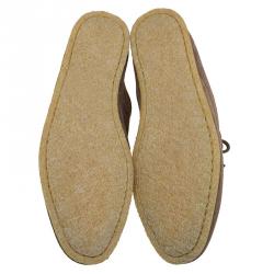 Burberry Brown Suede Tobias Loafers Size 43
