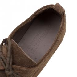 Burberry Brown Suede Tobias Loafers Size 43