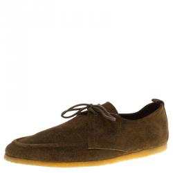 Burberry Brown Suede Tobias Loafers Size 44