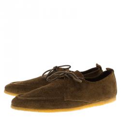 Burberry Brown Suede Tobias Loafers Size 44