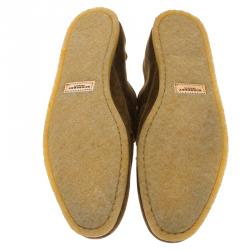 Burberry Brown Suede Tobias Loafers Size 44