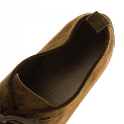 Burberry Brown Suede Tobias Loafers Size 44