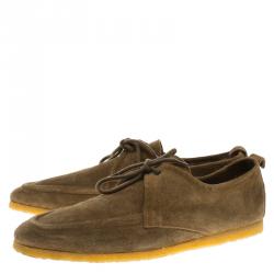 Burberry Prorsum Brown Suede Tobias Loafers Size 43