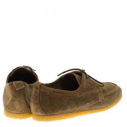 Burberry Prorsum Brown Suede Tobias Loafers Size 43