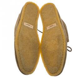 Burberry Prorsum Brown Suede Tobias Loafers Size 43