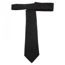 Pre Owned Burberry Grey Novacheck Polka Dot Silk Tie