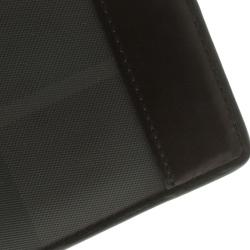 Burberry Dark Grey Smoked Check PVC Bifold Wallet
