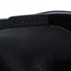 Burberry Black Leather Messenger Bag
