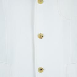 Pre Owned Burberry London Men's White Blazer L