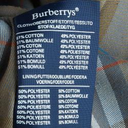 Pre Owned Burberry Prorsum Men's Grey Double-Breasted Trenchcoat S